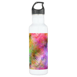 Farbenfrohe Opal Glassy Textur Trinkflasche