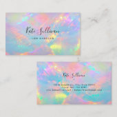 farbenfrohe Opal-Visitenkarte Visitenkarte (Vorne/Hinten)