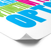 Farbenfrohe Optometrie Poster (Ecke)