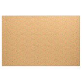 Farbenfrohe Orange Dog Bone Kunstgewerbe Stoff (Yard (91,4 cm))
