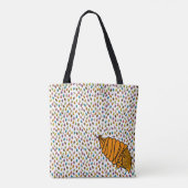 Farbenfrohe Orange Ice Creme Cone icecreamliciouS Tasche (Rückseite)