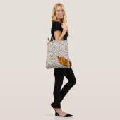 Farbenfrohe Orange Ice Creme Cone icecreamliciouS Tasche (Am Model)