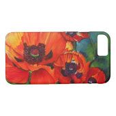 Farbenfrohe Orange Oriental Poppe Gerät Gehäuse Case-Mate iPhone Hülle (Rückseite (Horizontal))