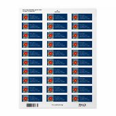 Farbenfrohe Orange Red Blue Gerber Daisies Blume