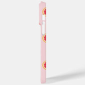 Farbenfrohe Orangenmuster Case-Mate iPhone Hülle (Rückseite / Links)