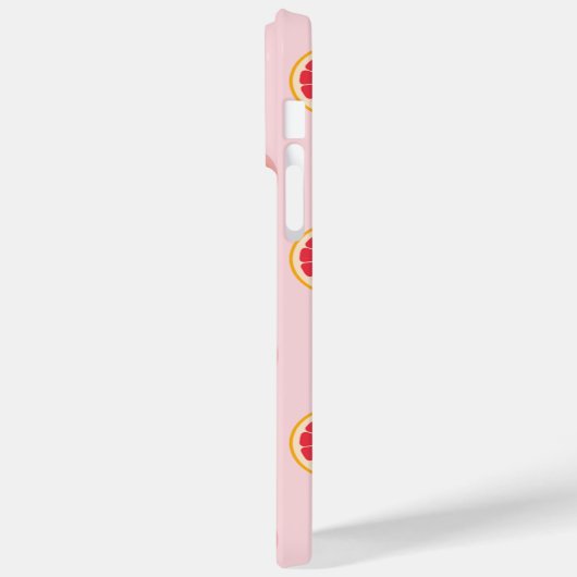 Farbenfrohe Orangenmuster Case-Mate iPhone Hülle (Rückseite / Links)