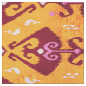 Farbenfrohe Orangenwurzel Stoff (Nahaufnahme)