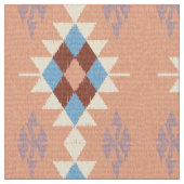 Farbenfrohe Orientalisch-Azteken-Mosaik Stoff (Nahaufnahme)