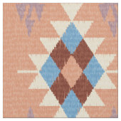 Farbenfrohe Orientalisch-Azteken-Mosaik Stoff (Nahaufnahme)