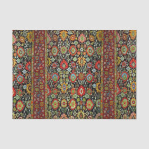 Farbenfrohe Orientalisch-Rubel-Gestaltung Seidenpapier