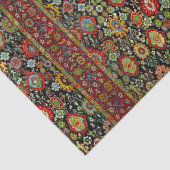 Farbenfrohe Orientalisch-Rubel-Gestaltung Seidenpapier (Ausschnitt)