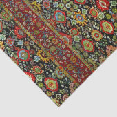 Farbenfrohe Orientalisch-Rubel-Gestaltung Seidenpapier (Ausschnitt)