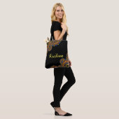 Farbenfrohe orientalische Mandalase Personalisiert Tasche (Am Model)