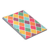Farbenfrohe orientalische Quatrefolienmuster Notizblock (Rechte Seite)