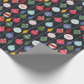 Farbenfrohe Ornamente Geschenkpapier (Ecke)