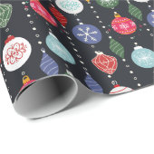 Farbenfrohe Ornamente Geschenkpapier (Rolleneckpunkt)