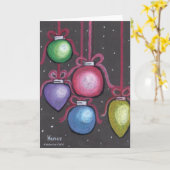 Farbenfrohe Ornamente - Kinderkunst für CHOC Karte (Gelbe Blume)