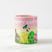 Farbenfrohe Osterdekoration Kaffee Tasse (Mittel)