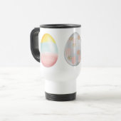 Farbenfrohe Osterei-Tasse Reisebecher (Vorderseite Links)