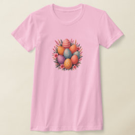 Farbenfrohe Ostereier Bouquet T - Shirt