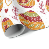 Farbenfrohe Ostereier Geschenkpapier (Rolleneckpunkt)