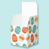 Farbenfrohe Ostereier Muster Mitte Jahrhundert Mod Geschenkschachtel