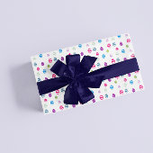 Farbenfrohe Ostereier-Muster-Papierblätter Geschenkpapier Set