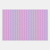 Farbenfrohe Ostereier-Muster-Papierblätter Geschenkpapier Set (Vorderseite 2)