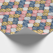 Farbenfrohe Ostereier Nahtloses Muster Geschenkpapier (Ecke)