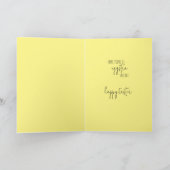 Farbenfrohe Ostereier Ostern Karte (Innenseite)