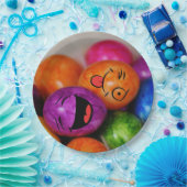 Farbenfrohe Ostereier Pappteller (Party)