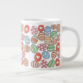 Farbenfrohe Ostereier Riesenkaffee Tasse - Frühlin (Rechts)