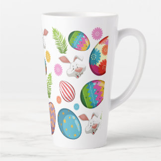 Farbenfrohe Ostereier Sonnige Gesichter-23172 Milchtasse