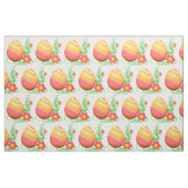 Farbenfrohe Ostereier und Blume 4,5" Stoff (Fat Quarter (45,7 x 55,9 cm))