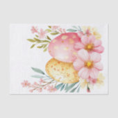 Farbenfrohe Ostereier und Blume Seidenpapier (Vorderseite)