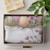 Farbenfrohe Ostereier und Blume Seidenpapier (Geschenk)