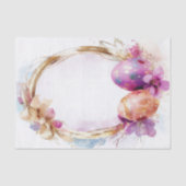 Farbenfrohe Ostereier und Blume Seidenpapier (Vorderseite)