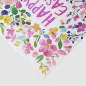 Farbenfrohe Ostereier und Blume Seidenpapier (Ausschnitt)