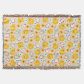 Farbenfrohe Ostereier und -gestänge Decke (Vorderseite)