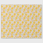 Farbenfrohe Ostereier und -gestänge Geschenkpapier (Flach)