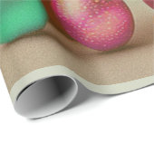 Farbenfrohe Ostereier und Kaninchen-Sammlung Geschenkpapier (Rolleneckpunkt)