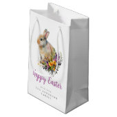 Farbenfrohe Osterfeier Kleine Geschenktüte (Rückseite Schrägansicht)