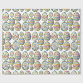 Farbenfrohe Osterkuchen-Muster Geschenkpapier (Flach)