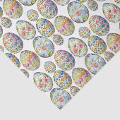 Farbenfrohe Osterkuchen-Muster Seidenpapier (Ausschnitt)