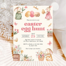 Farbenfrohe Ostern Bunny Easter Egg Party