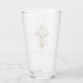 Farbenfrohe Ostern/Frühlingskreuz Glas (Rückseite)