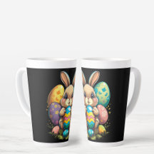 Farbenfrohe Ostern Sonnenhaus dekorierte Eier