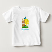 Farbenfrohe Osterodien und Kaninchen-Baby-T - Shir Baby T-shirt (Vorderseite)