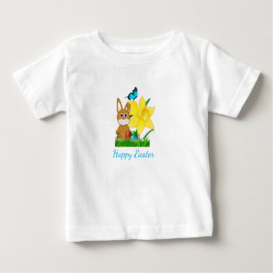 Farbenfrohe Osterodien und Kaninchen-Baby-T - Shir Baby T-shirt