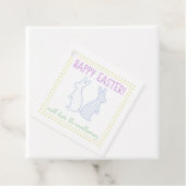 Farbenfrohe Ostersonnige Geschenketiketten Geschenkanhänger (Beispiel)